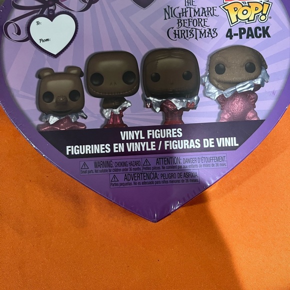 Funko Pocket Pop! The Nightmare Before Christmas 4-Pack - Brown and Purple - Picture 6 of 7